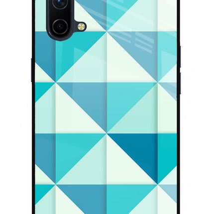 Abstract Oneplus Nord CE 5G Glass Case Back Cover by Casekaro