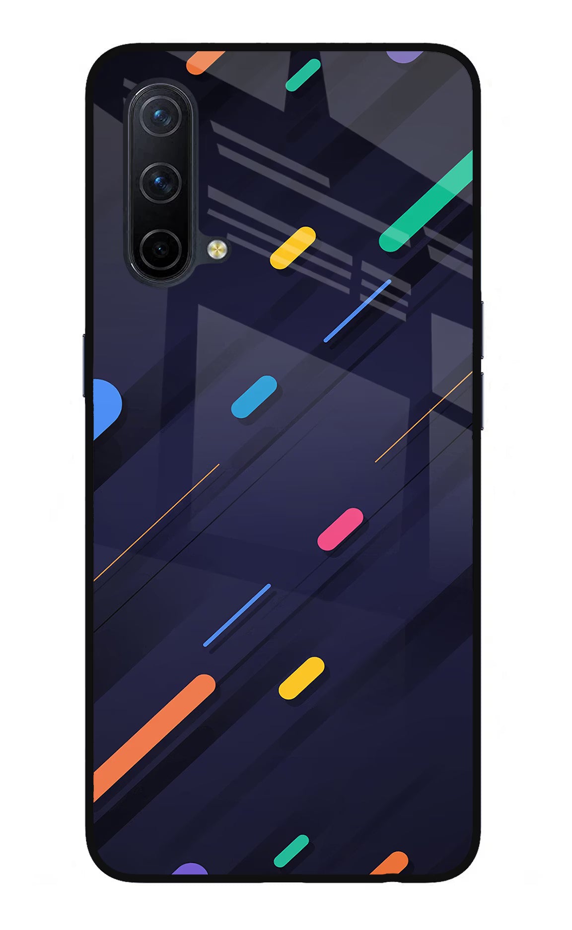 Abstract Design Oneplus Nord CE 5G Glass Case Back Cover by Casekaro