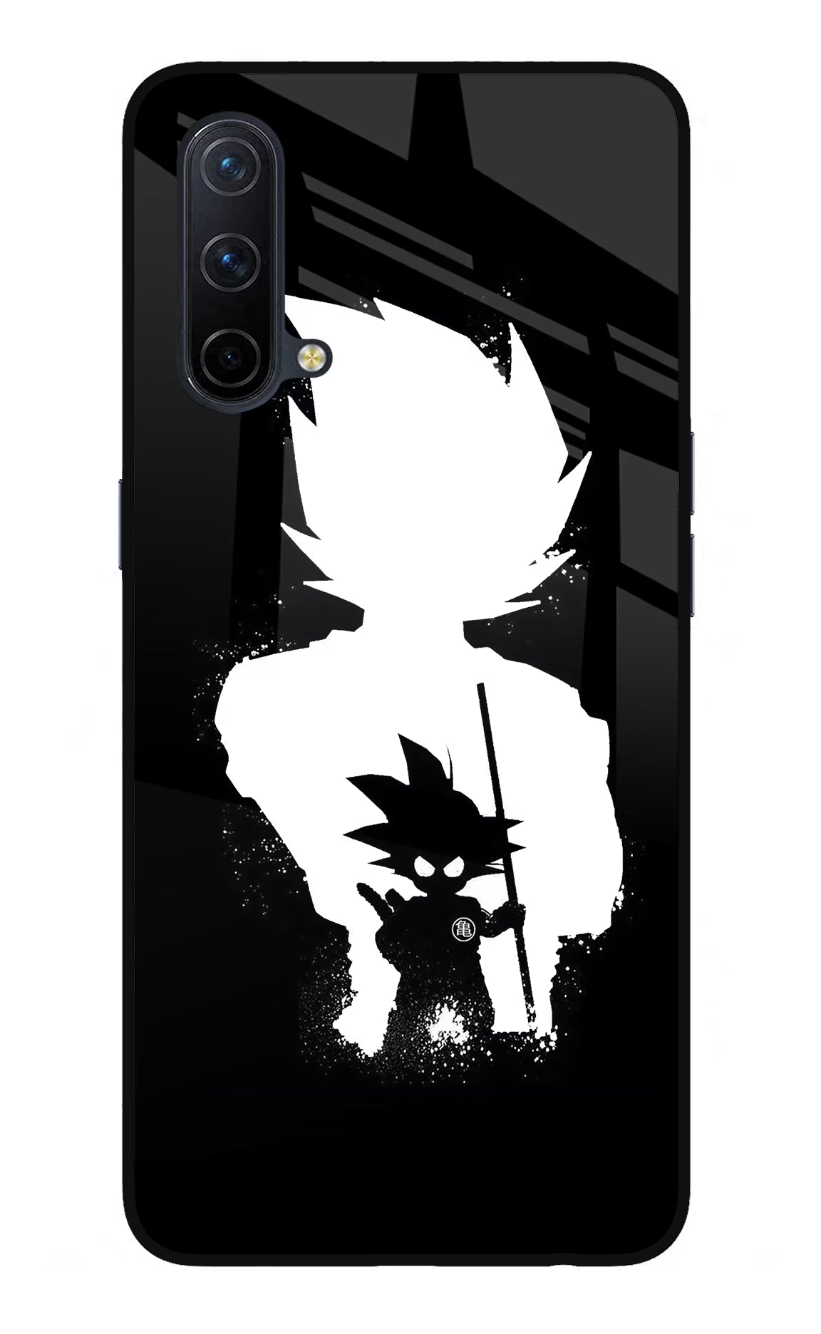 Goku Shadow Oneplus Nord CE 5G Glass Case Back Cover by Casekaro