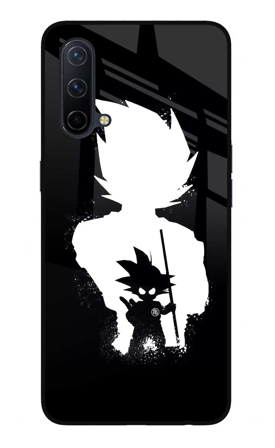 Goku Shadow Oneplus Nord CE 5G Back Cover, Glass case
