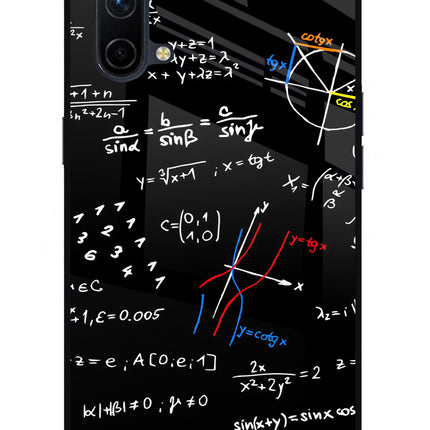 Mathematics Formula Oneplus Nord CE 5G Glass Case Back Cover by Casekaro