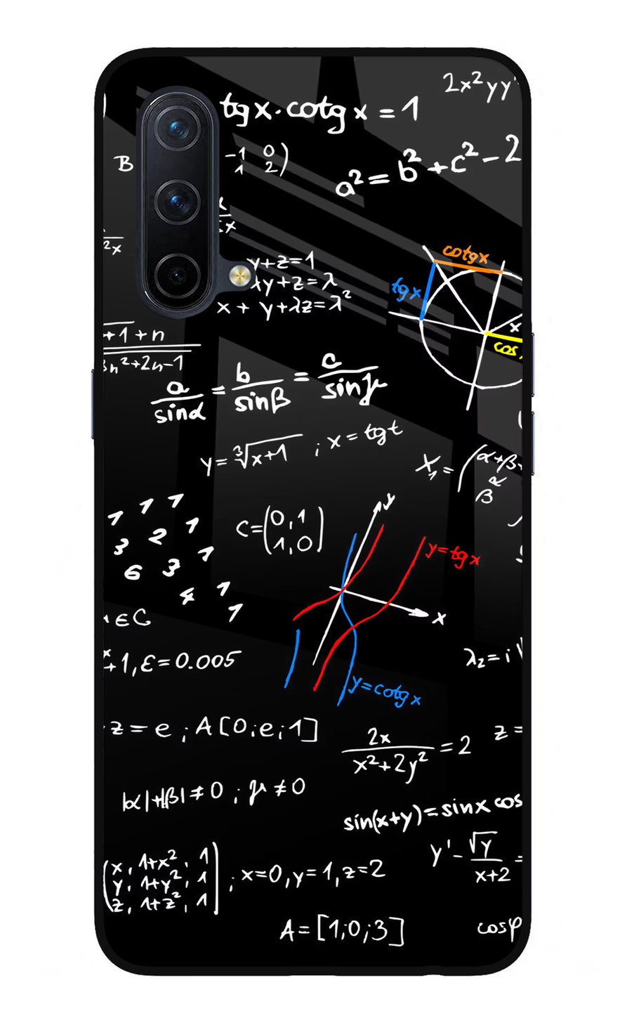 Mathematics Formula Oneplus Nord CE 5G Back Cover, Glass case