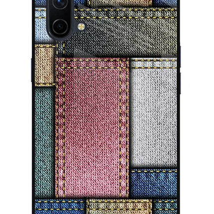 Multicolor Jeans Oneplus Nord CE 5G Glass Case Back Cover by Casekaro