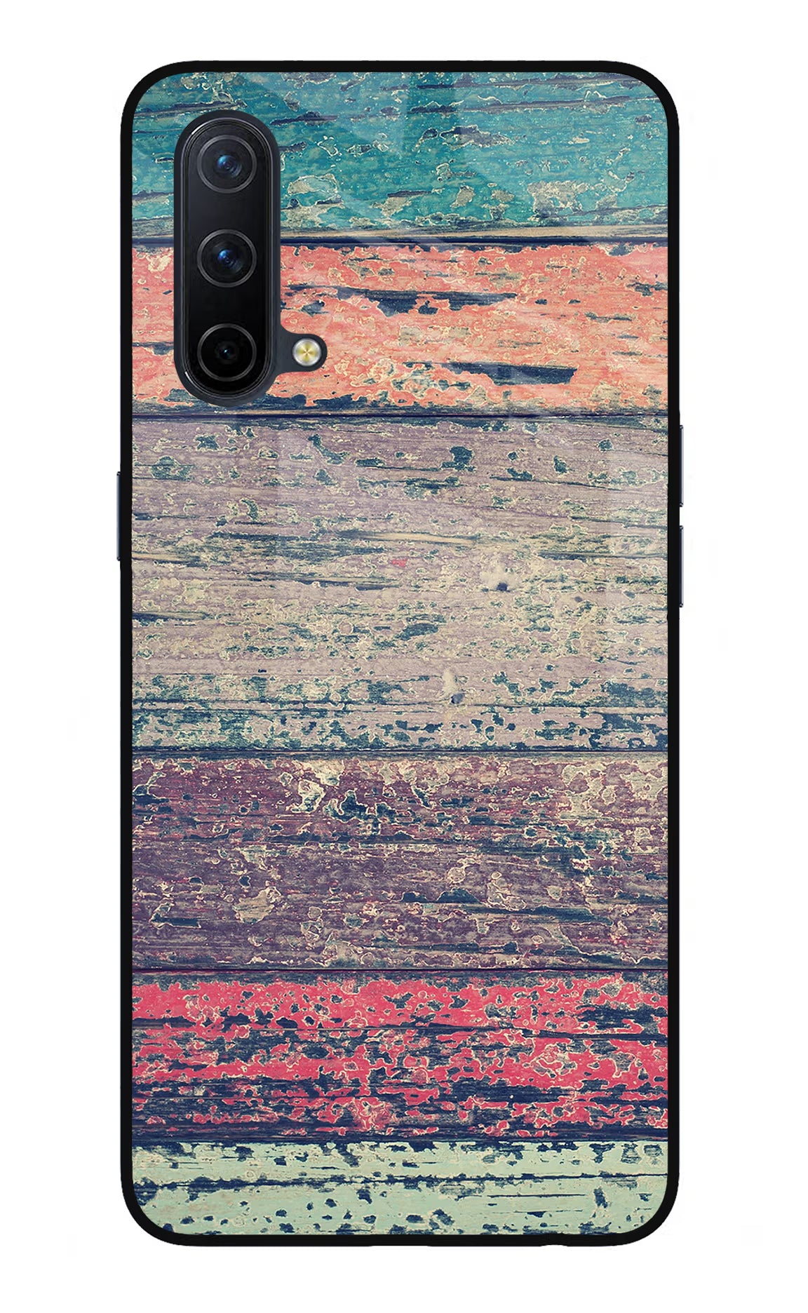 Colourful Wall Oneplus Nord CE 5G Glass Case Back Cover by Casekaro