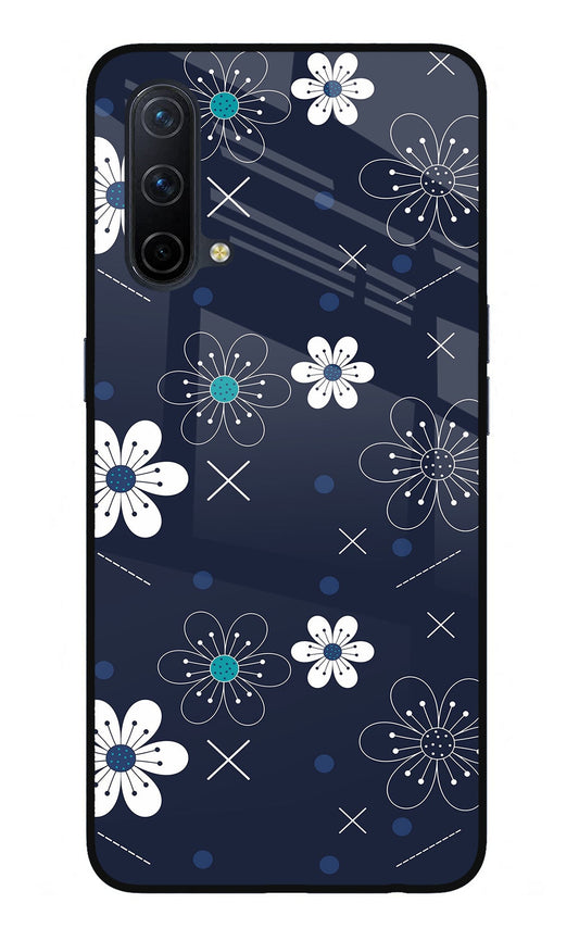 Flowers Oneplus Nord CE 5G Glass Case