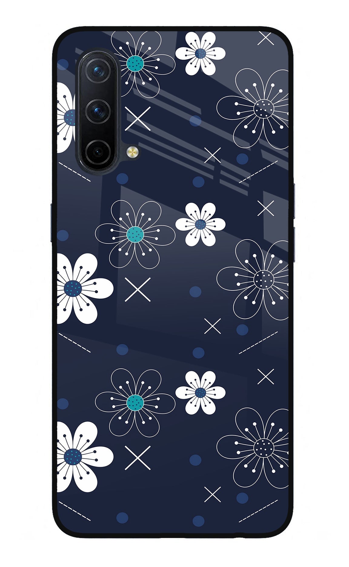 Flowers Oneplus Nord CE 5G Back Cover