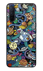 Space Abstract Oneplus Nord CE 5G Glass Case