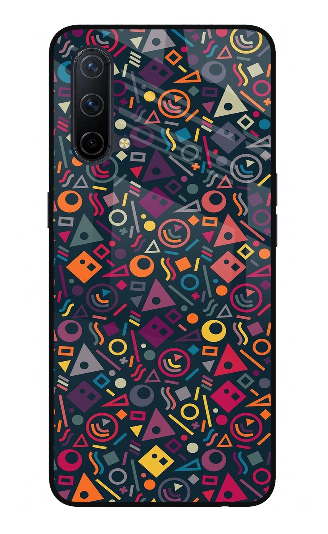 Geometric Abstract Oneplus Nord CE 5G Glass Case