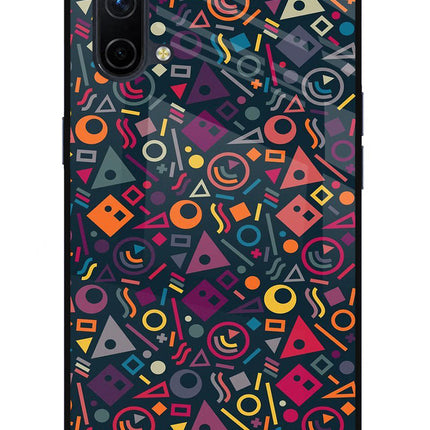 Geometric Abstract Oneplus Nord CE 5G Glass Case