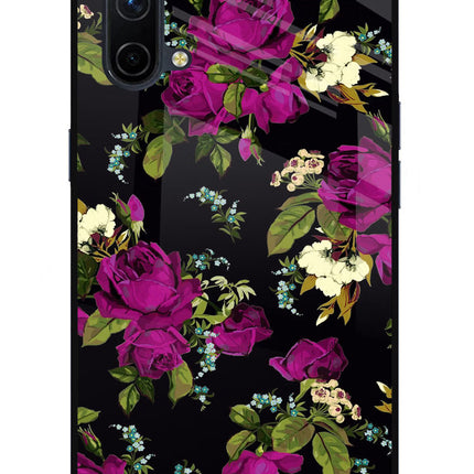 Flowers Oneplus Nord CE 5G Glass Case
