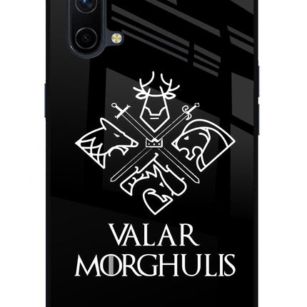 Valar Morghulis | Game Of Thrones Oneplus Nord CE 5G Glass Case Back Cover by Casekaro