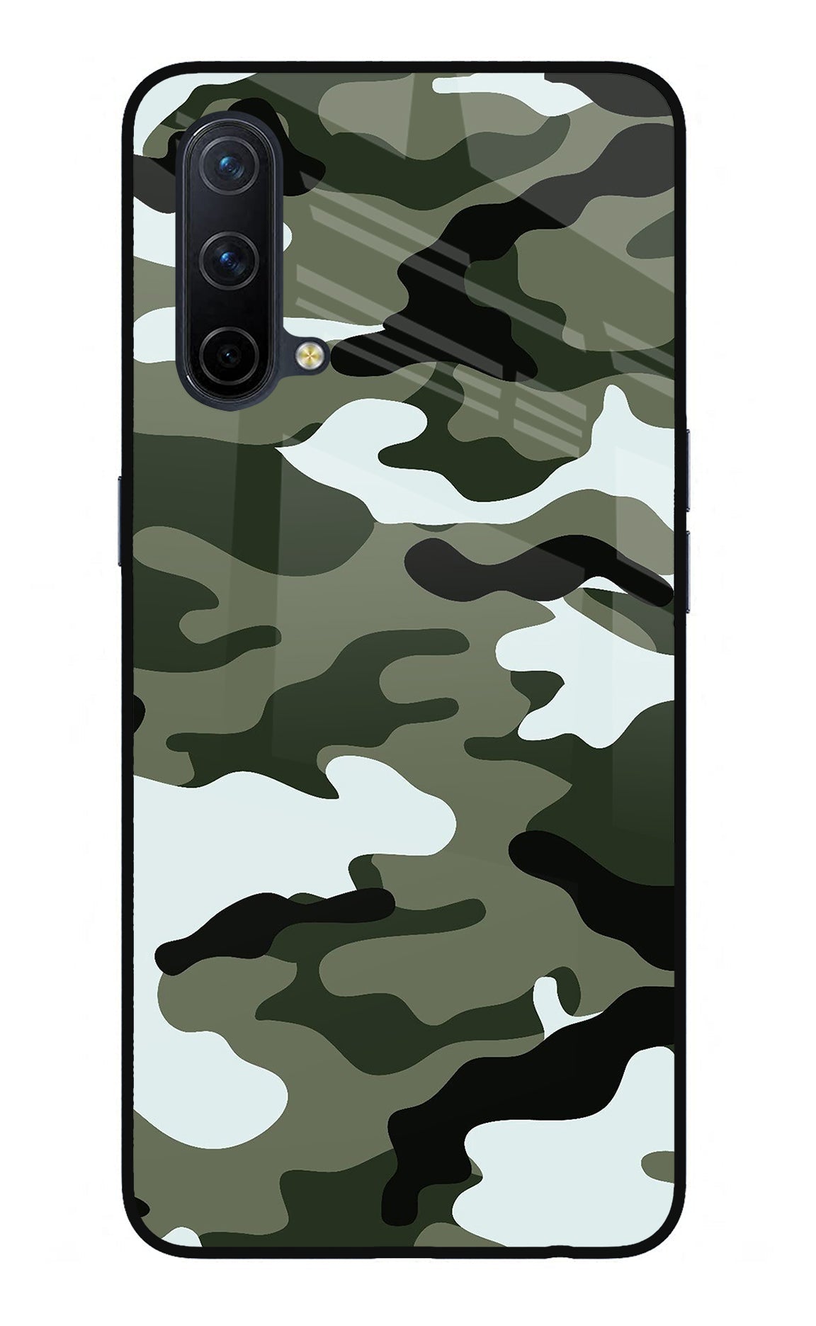 Camouflage Oneplus Nord CE 5G Glass Case