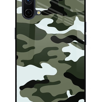 Camouflage Oneplus Nord CE 5G Glass Case