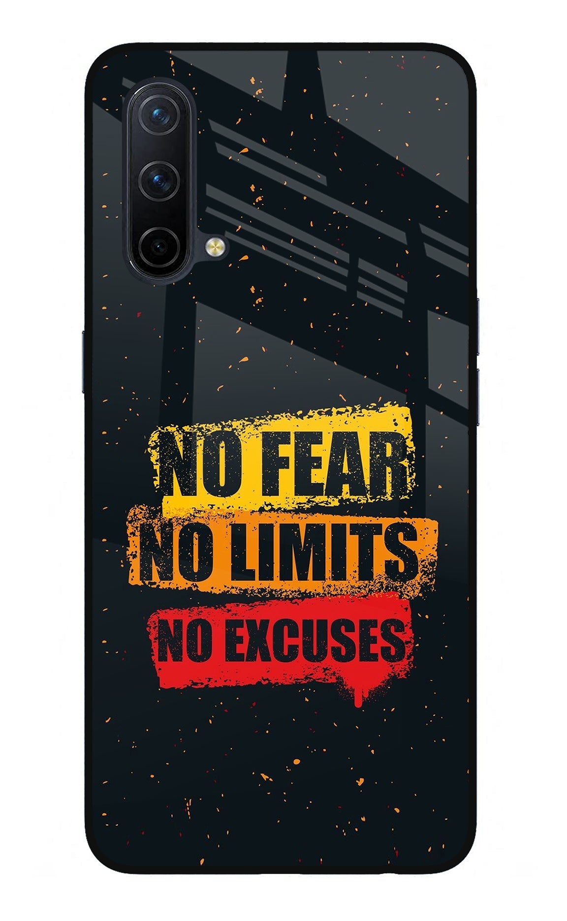 No Fear No Limits No Excuse Oneplus Nord CE 5G Back Cover