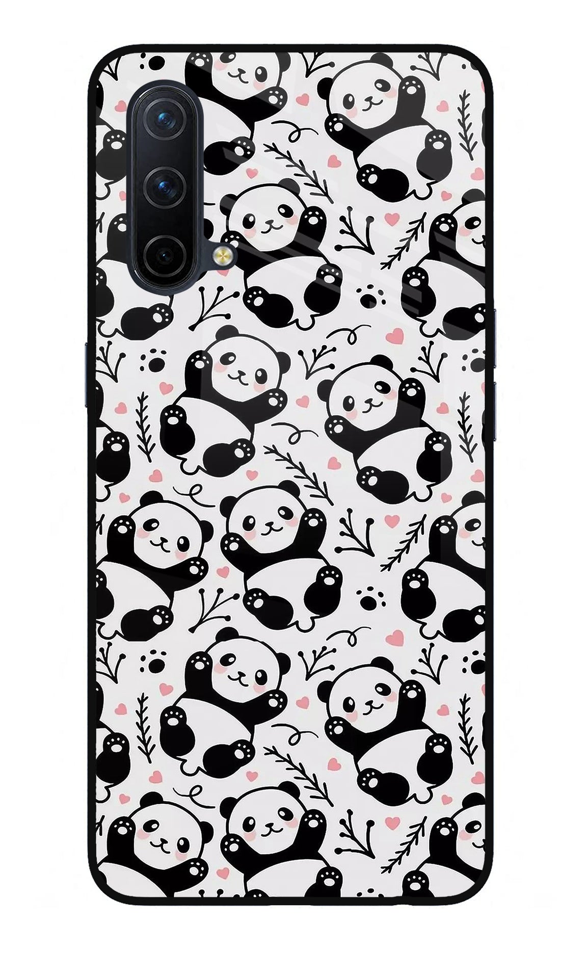 Cute Panda Oneplus Nord CE 5G Glass Case