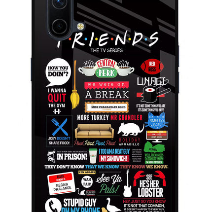 FRIENDS Oneplus Nord CE 5G Glass Case