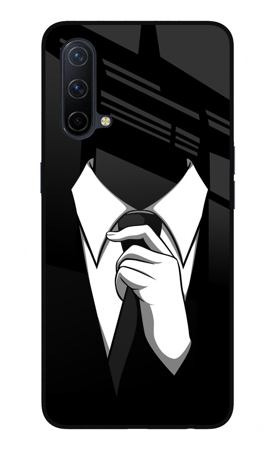 Black Tie Oneplus Nord CE 5G Glass Case