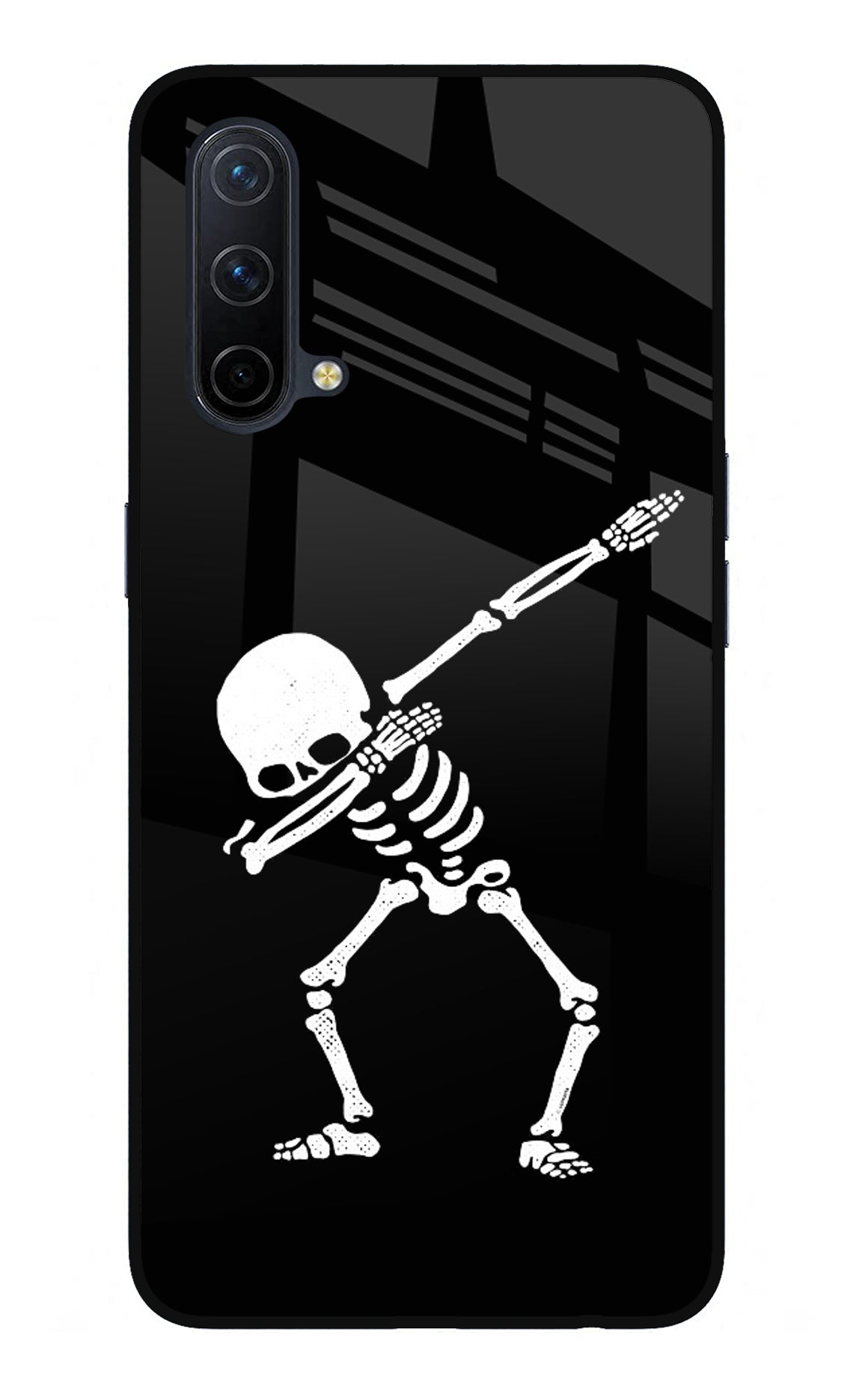 Dabbing Skeleton Art Oneplus Nord CE 5G Back Cover