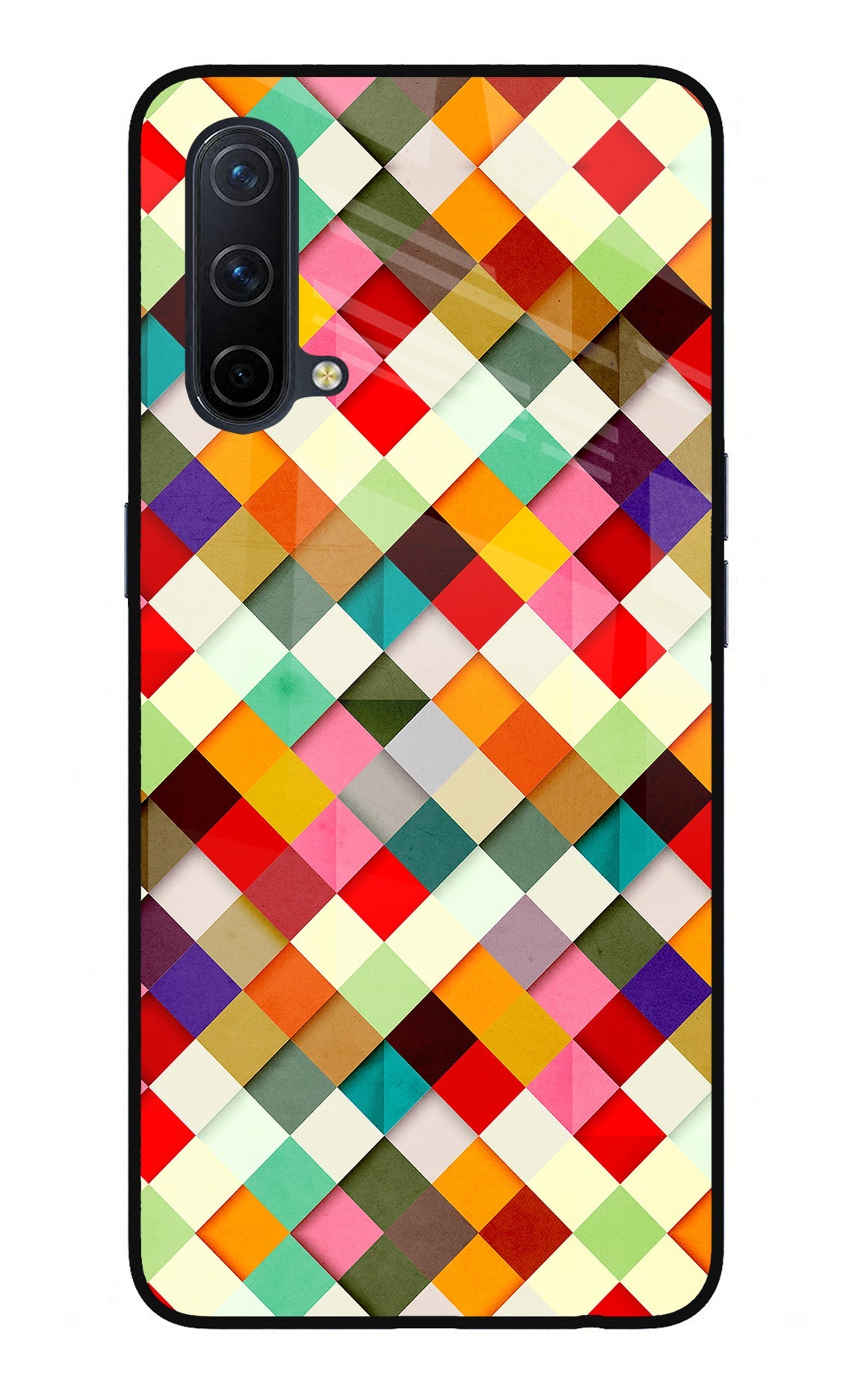 Geometric Abstract Colorful Oneplus Nord CE 5G Back Cover