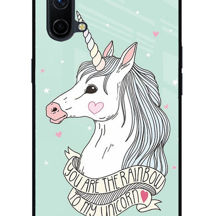 Unicorn Wallpaper Oneplus Nord CE 5G Glass Case Back Cover by Casekaro
