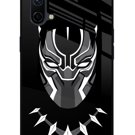 Black Panther Oneplus Nord CE 5G Glass Case