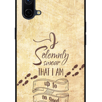 I Solemnly swear that i up to no good Oneplus Nord CE 5G Glass Case
