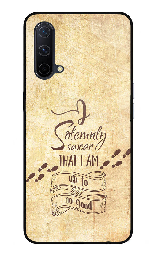 I Solemnly swear that i up to no good Oneplus Nord CE 5G Glass Case
