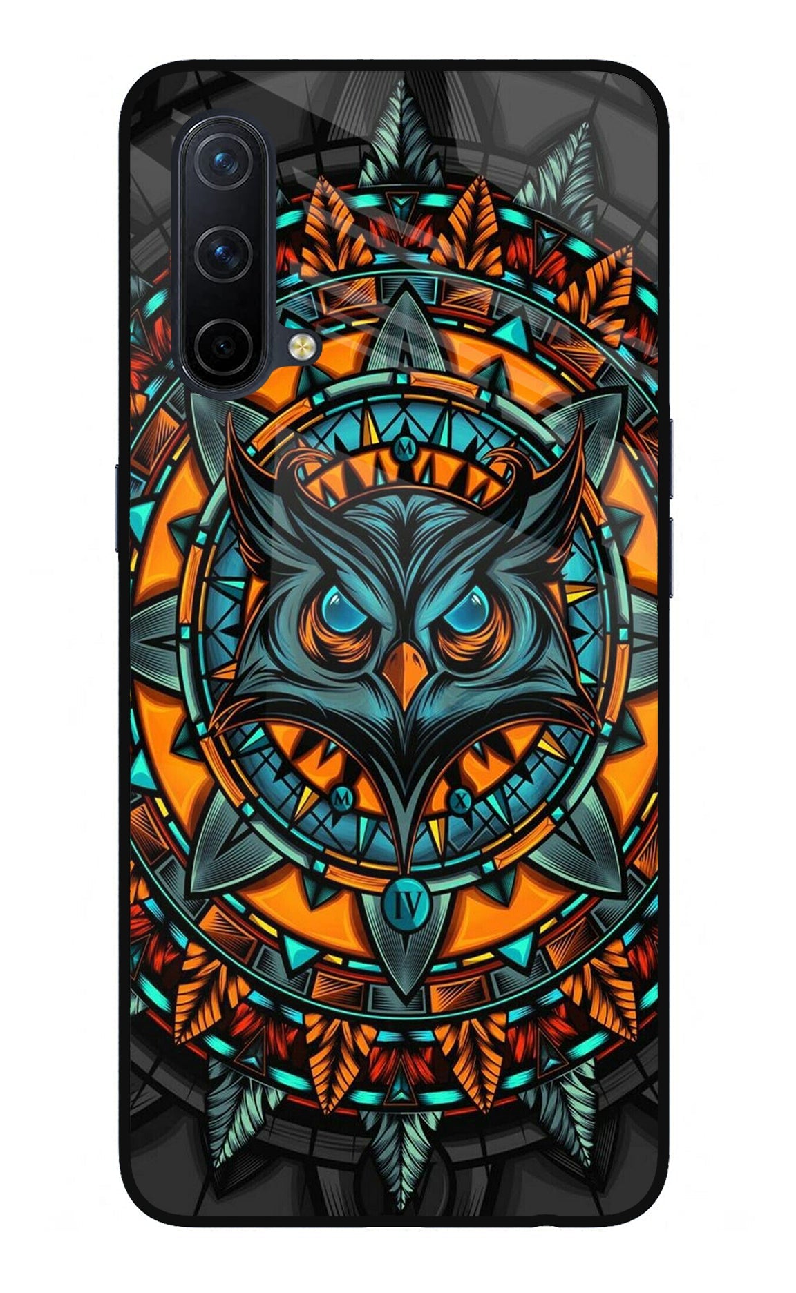 Angry Owl Art Oneplus Nord CE 5G Glass Case