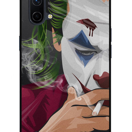 Joker Smoking Oneplus Nord CE 5G Glass Case Back Cover by Casekaro