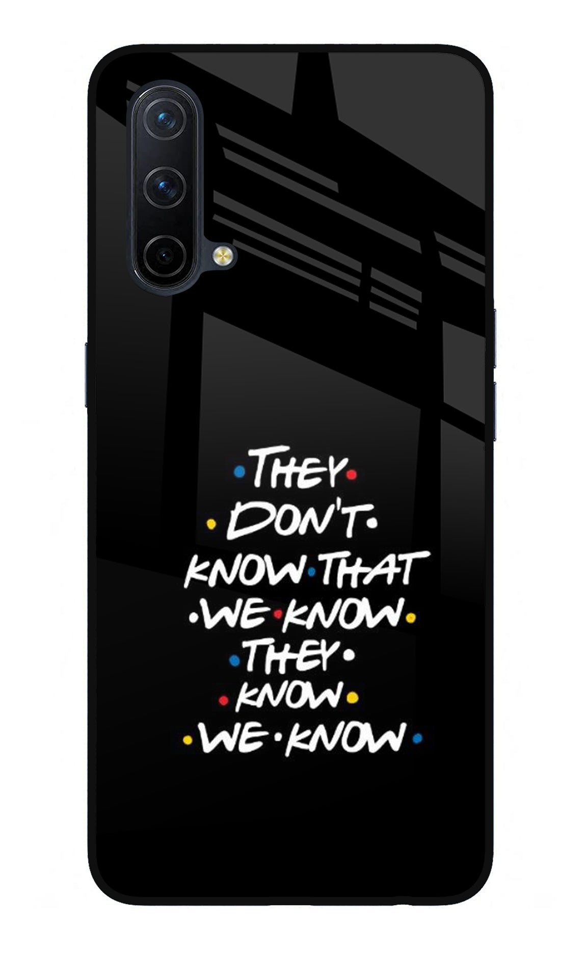 FRIENDS Dialogue Oneplus Nord CE 5G Back Cover