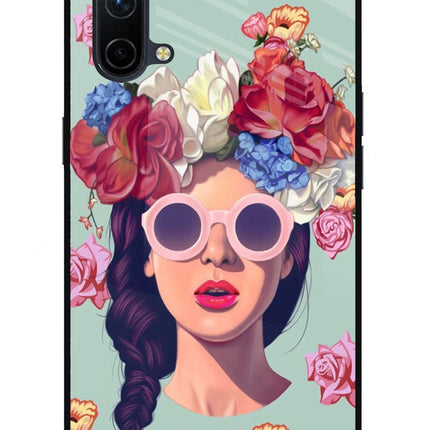 Pretty Girl Oneplus Nord CE 5G Glass Case Back Cover by Casekaro