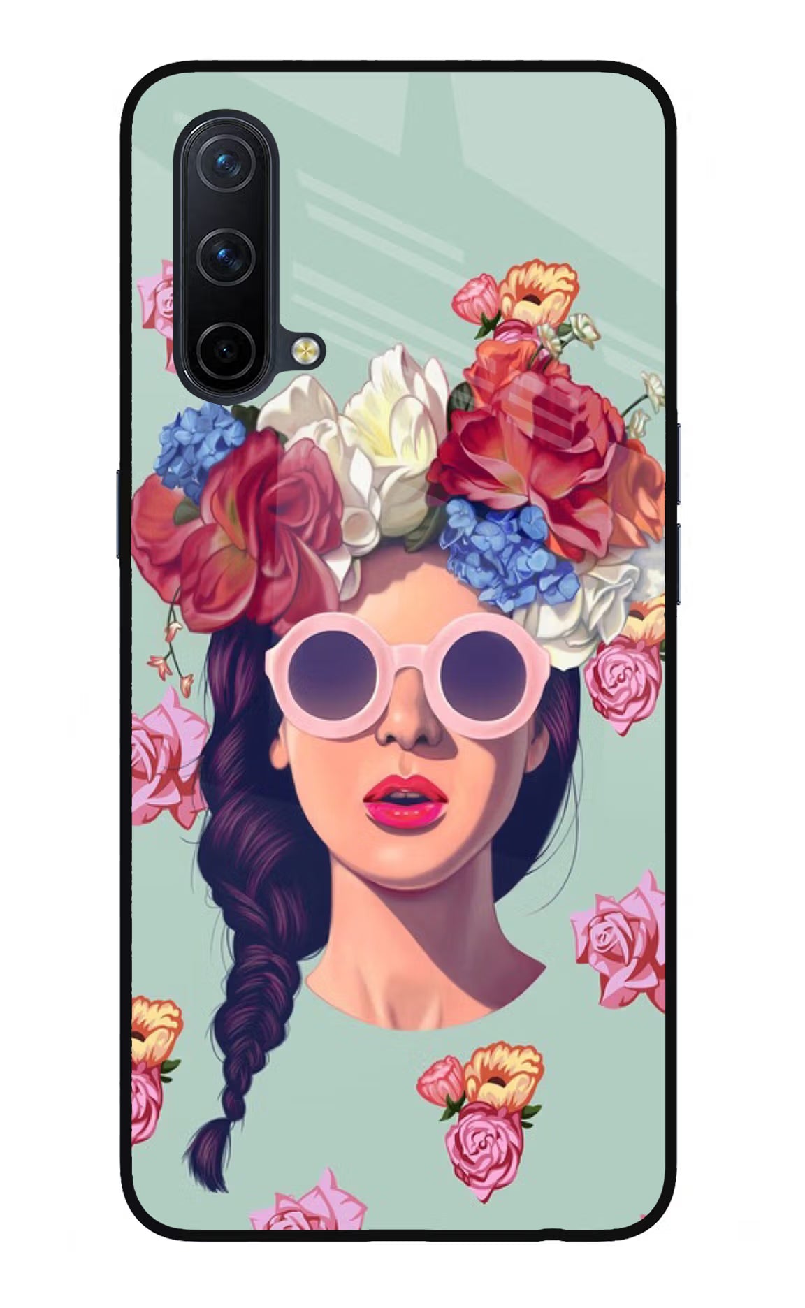 Pretty Girl Oneplus Nord CE 5G Glass Case Back Cover by Casekaro