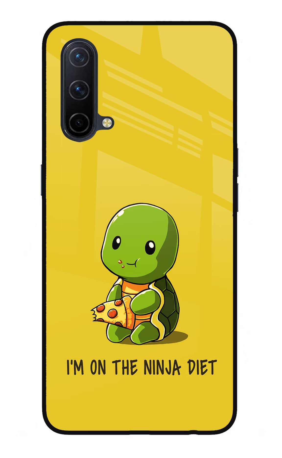 I'm on Ninja Diet Oneplus Nord CE 5G Glass Case Back Cover by Casekaro