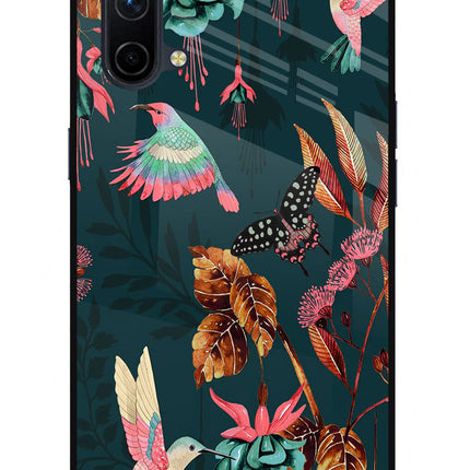 Birds Oneplus Nord CE 5G Glass Case Back Cover by Casekaro