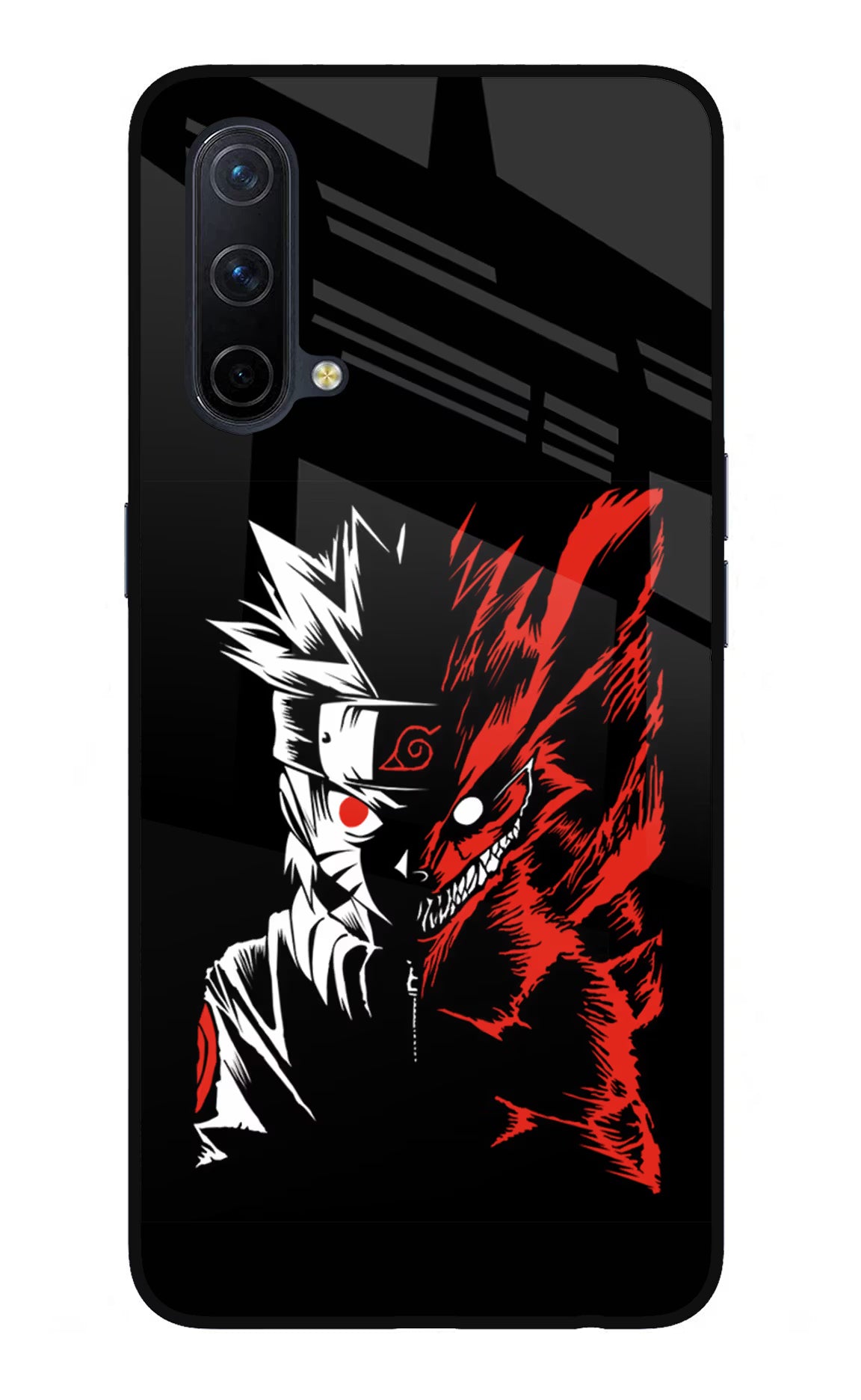 Naruto Two Face Oneplus Nord CE 5G Glass Case Back Cover by Casekaro