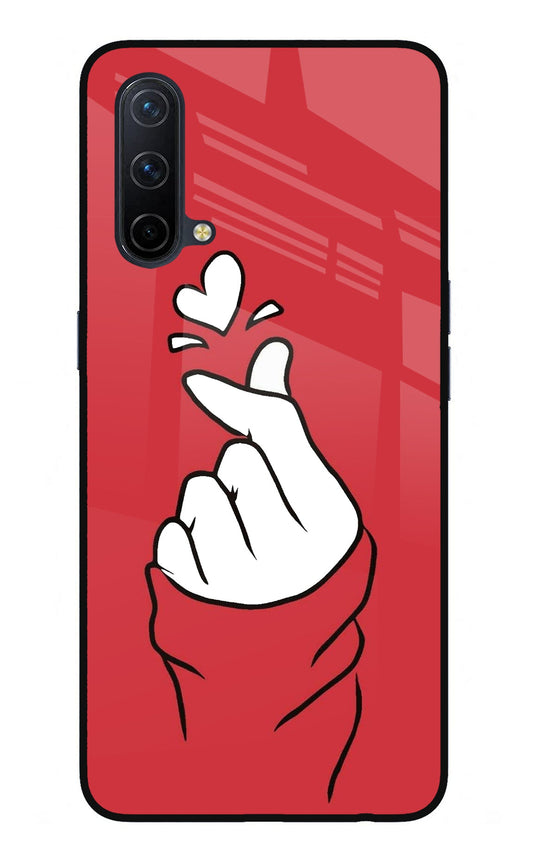 Korean Love Sign Oneplus Nord CE 5G Glass Case