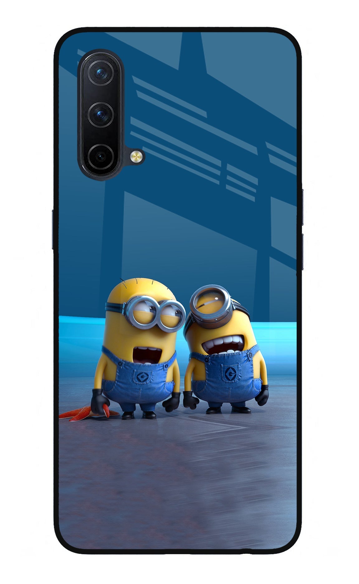 Minion Laughing Oneplus Nord CE 5G Glass Case