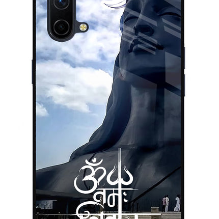Om Namah Shivay Oneplus Nord CE 5G Glass Case Back Cover by Casekaro