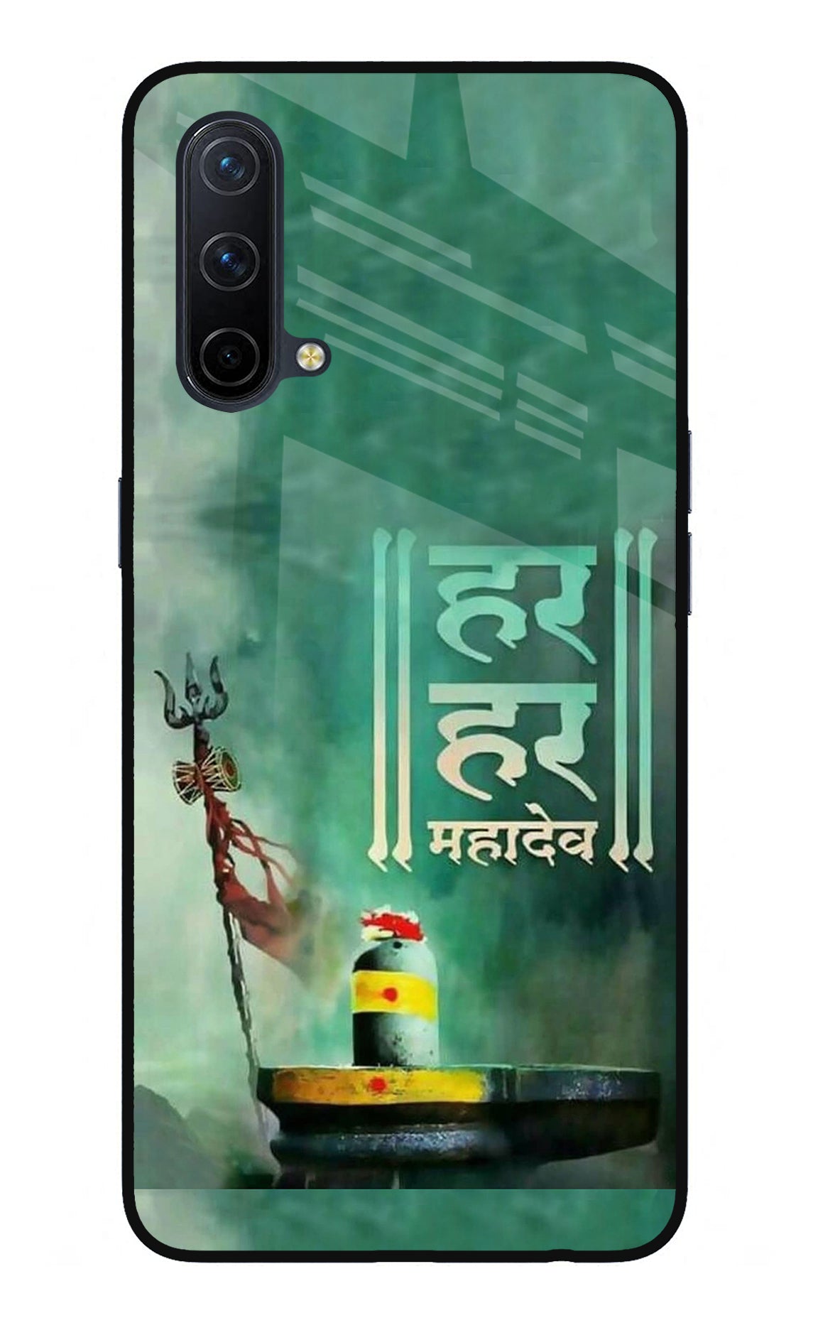 Har Har Mahadev Shivling Oneplus Nord CE 5G Glass Case