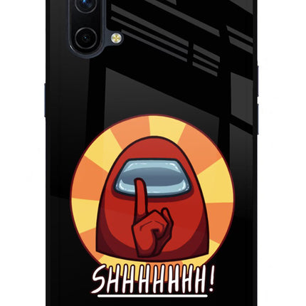 Among Us Shhh! Oneplus Nord CE 5G Glass Case