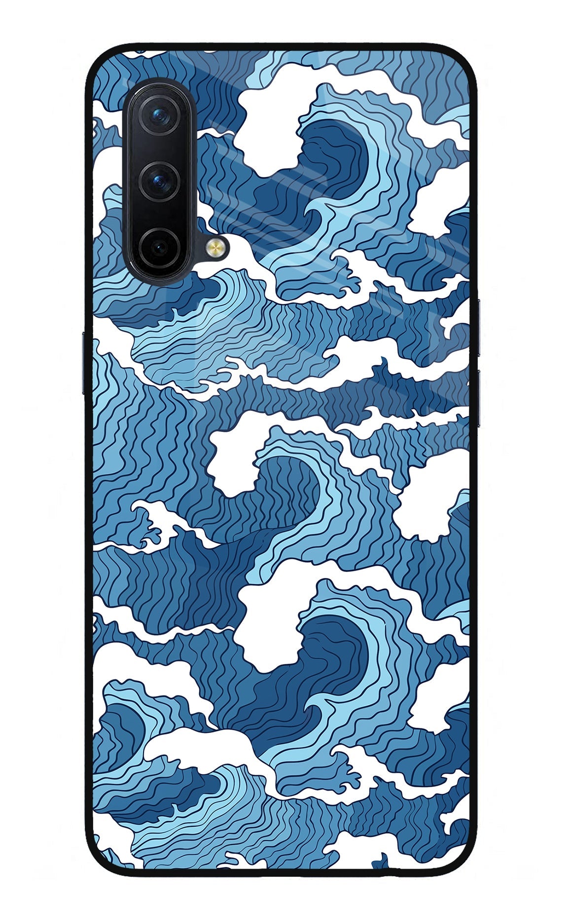 Blue Waves Oneplus Nord CE 5G Back Cover