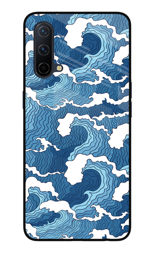 Blue Waves Oneplus Nord CE 5G Glass Case