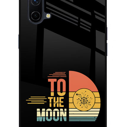 To the Moon Oneplus Nord CE 5G Glass Case Back Cover by Casekaro