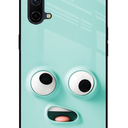 Funny Cartoon Oneplus Nord CE 5G Glass Case Back Cover by Casekaro