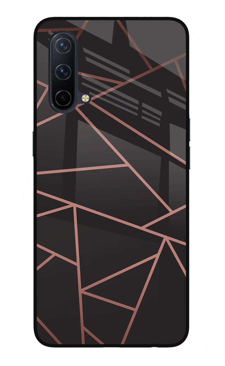 Geometric Pattern Oneplus Nord CE 5G Back Cover, Glass case
