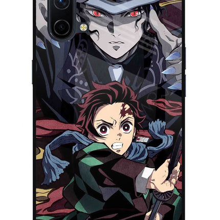 Demon Slayer Oneplus Nord CE 5G Glass Case Back Cover by Casekaro