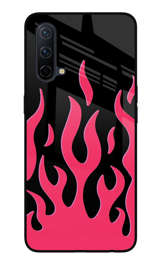 Fire Flames Oneplus Nord CE 5G Glass Case