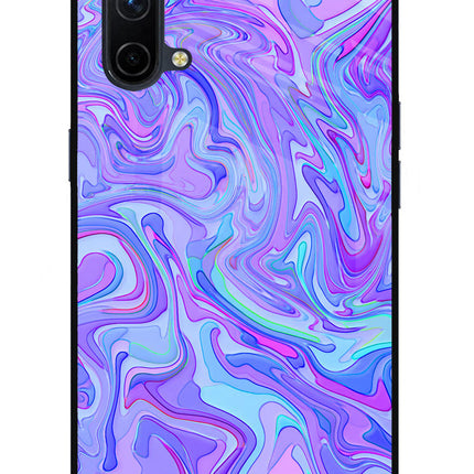 Glitter Oneplus Nord CE 5G Glass Case Back Cover by Casekaro