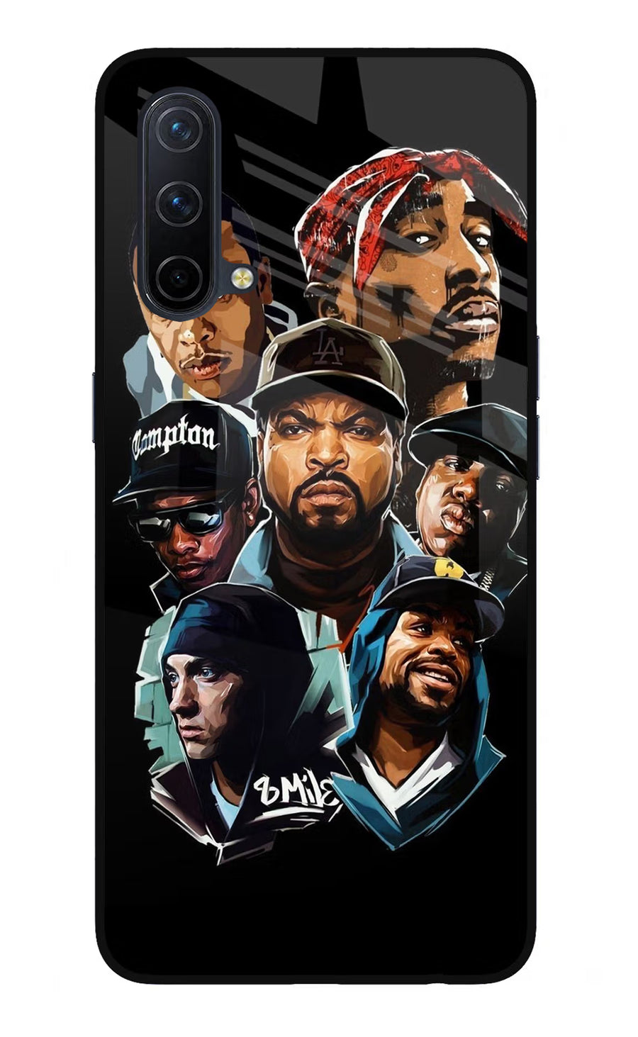 Rappers Oneplus Nord CE 5G Back Cover, Glass case