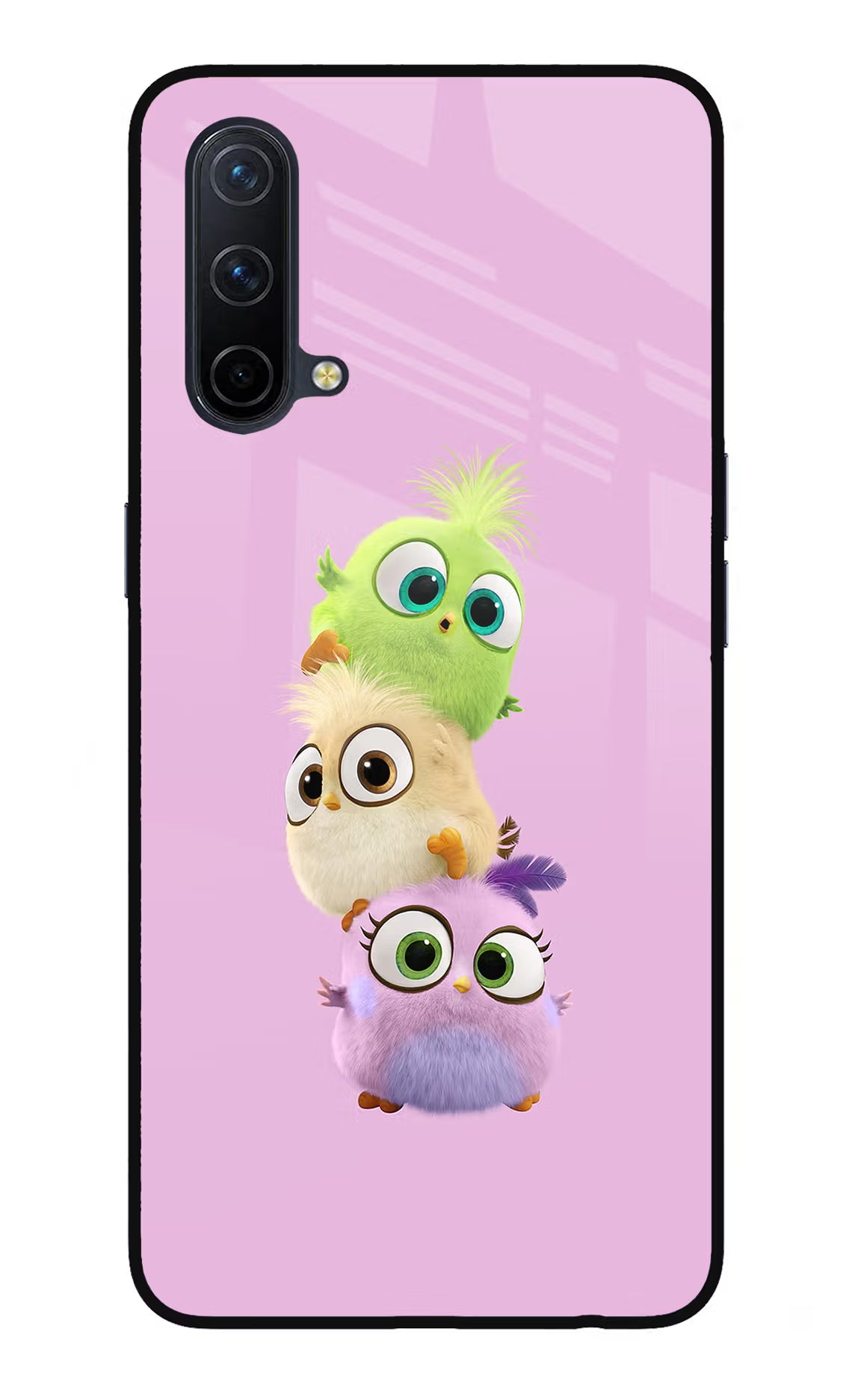 Cute Little Birds Oneplus Nord CE 5G Glass Case Back Cover by Casekaro